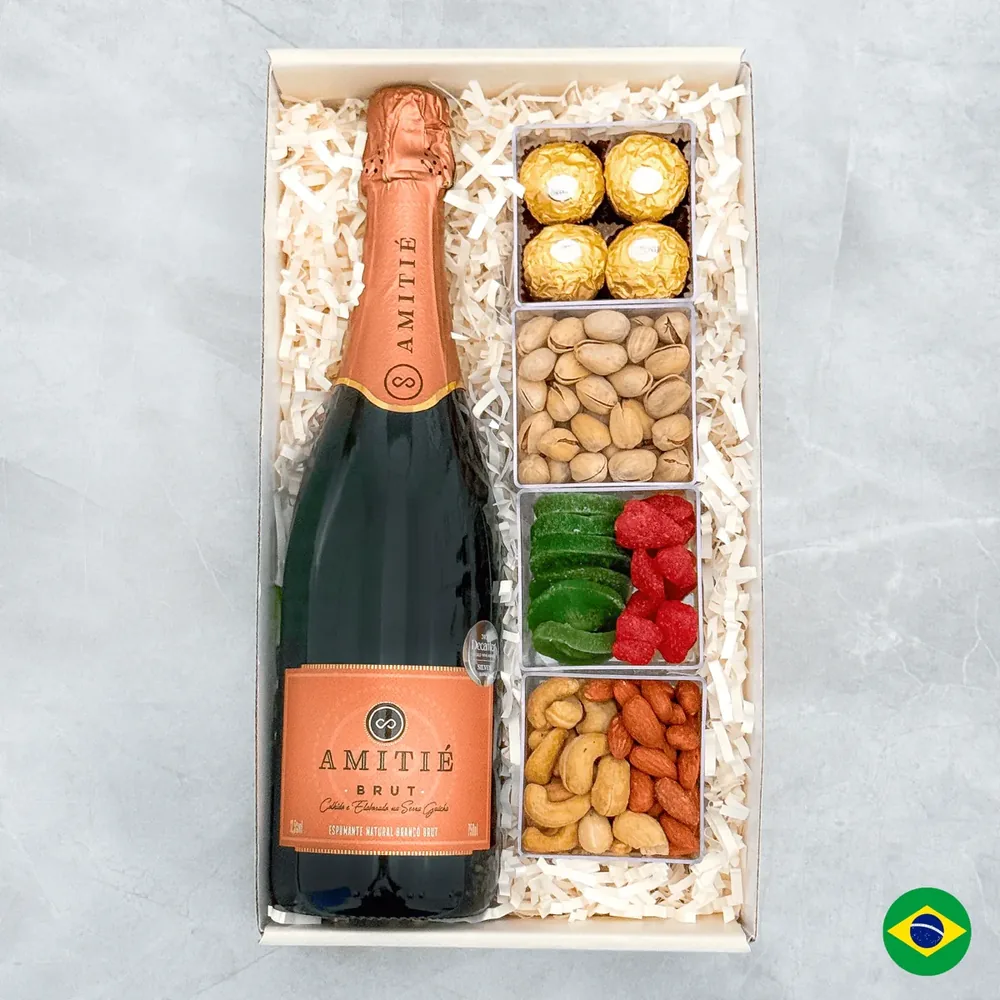 Box Especial Espumante Amitié Brut
