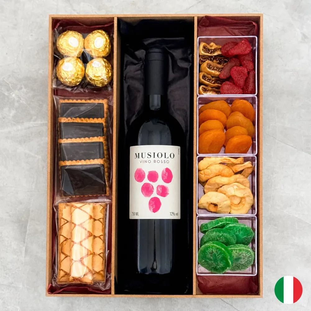 Choco Premium + Vinho Italiano Musiolo