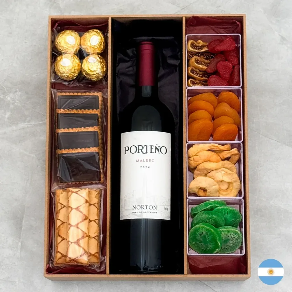 Choco Premium + Vinho Norton Porteño